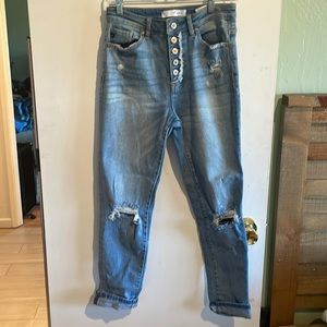 Kancan high rise mom jeans